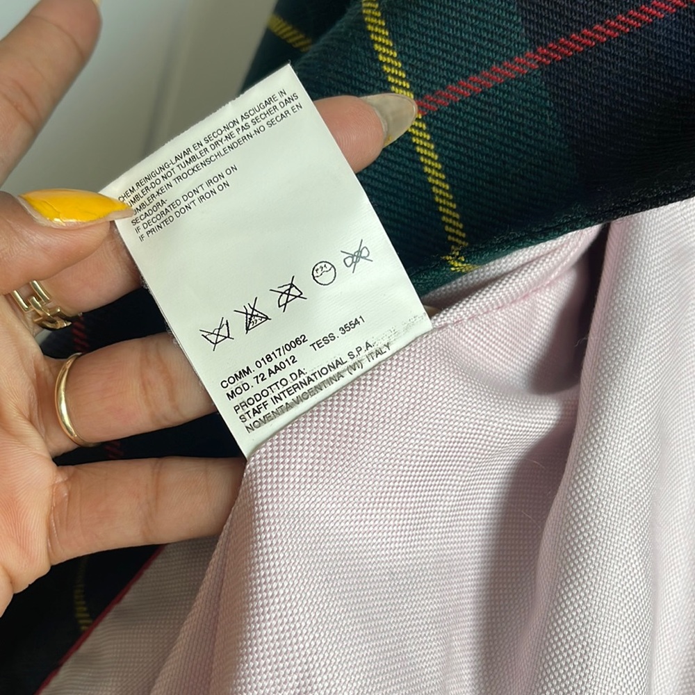 Dsquared2 Wool Tartan Short Trench Coat - Picture 13 of 16